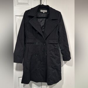 Anne Klein black peacoat, women’s size 6